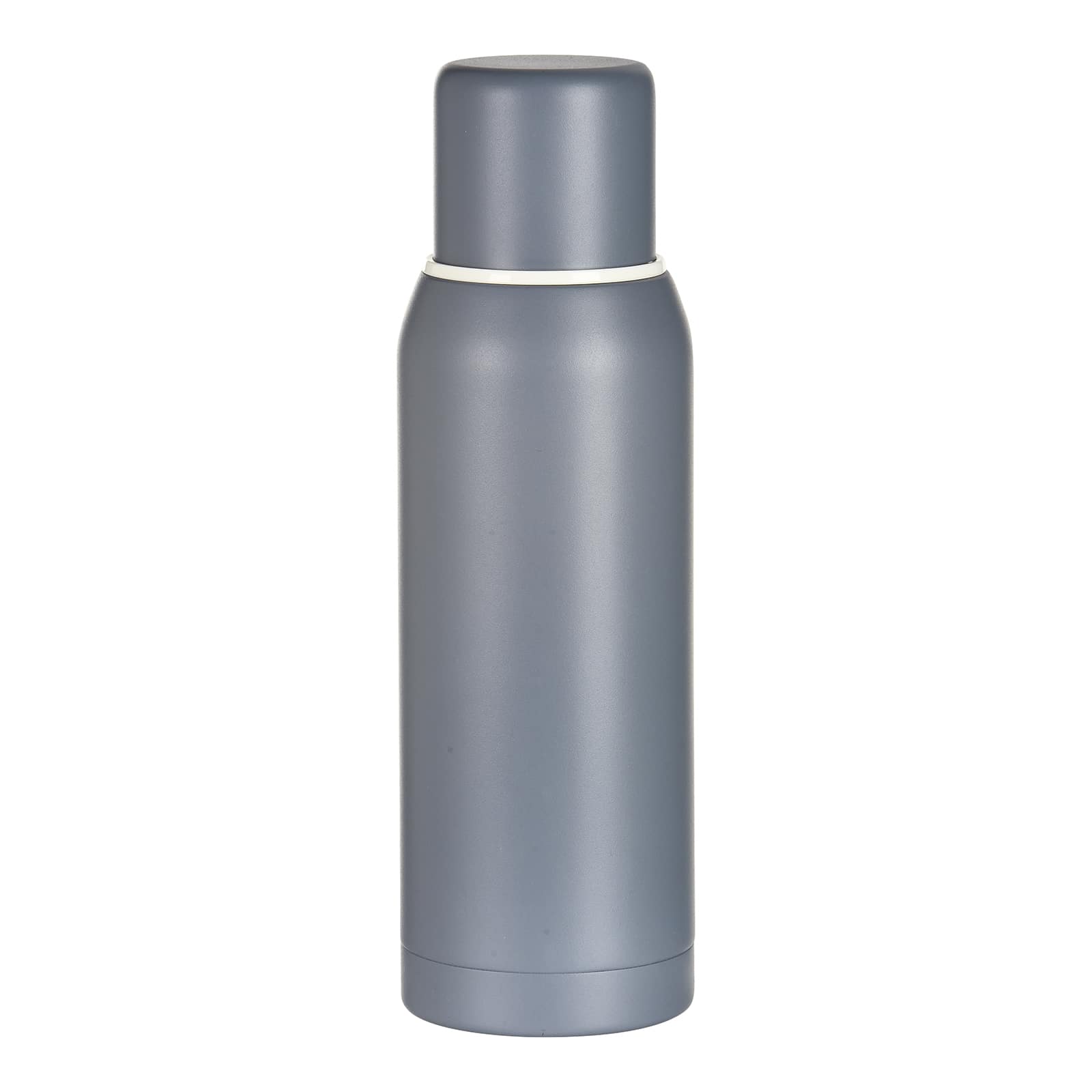 Isolierflasche Grau, ⌀ 9 cm, H 300 mm