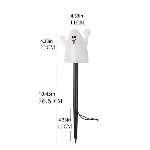 NNETM 5 In 1 Ghostly Glow Solar Ground Light