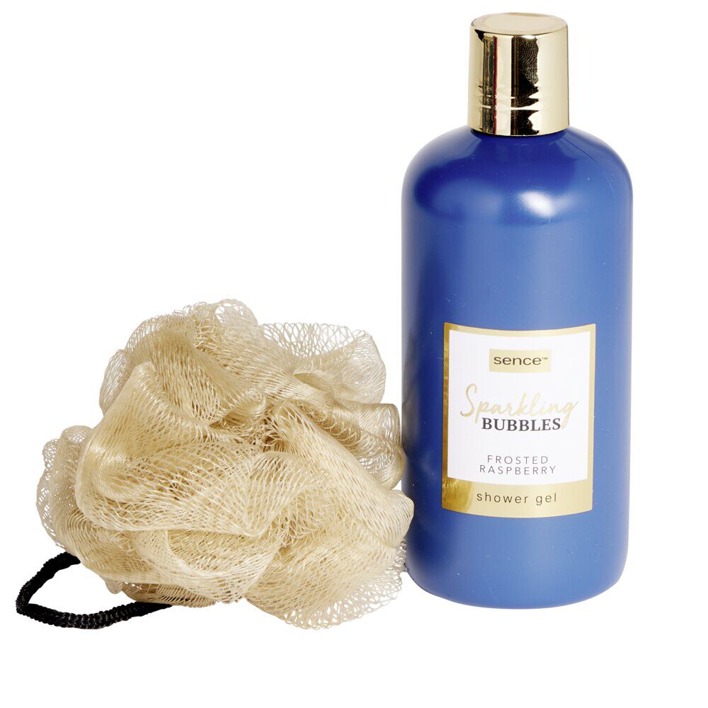 Gel douche et fleur de bain Sparkling bubble 300ml