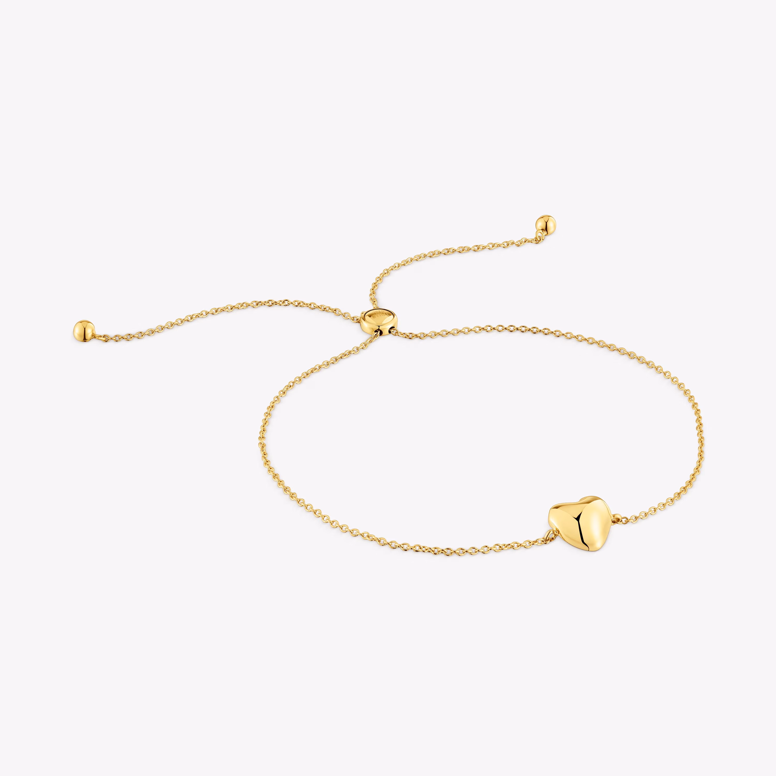 Pulsera cadena corazón de oro My Other Half