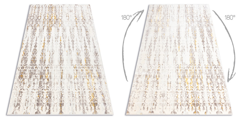 Dywan CORE 241A Ornament Vintage - Strukturalny, dwa poziomy 120x170 cm