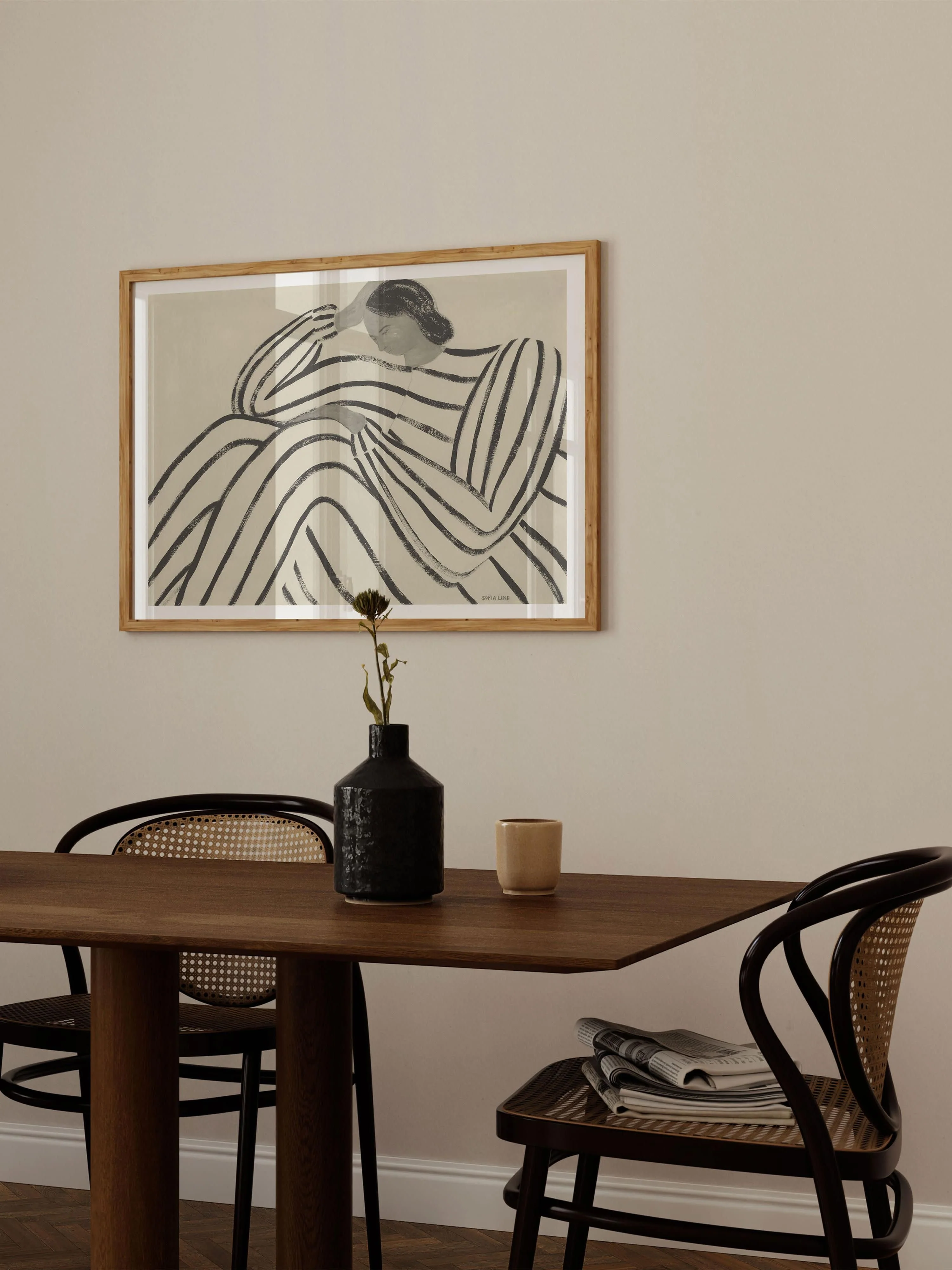 Poster Waiting by Sofia Lind x The Poster Club