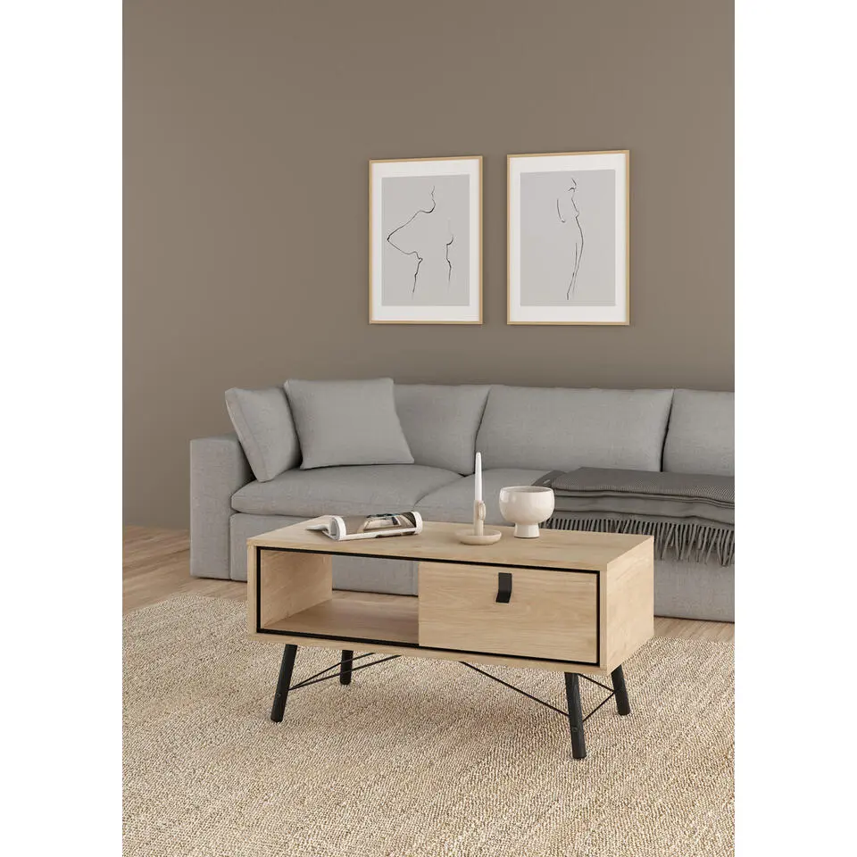 Salontafel Naturel - 100x50x50cm - Ry