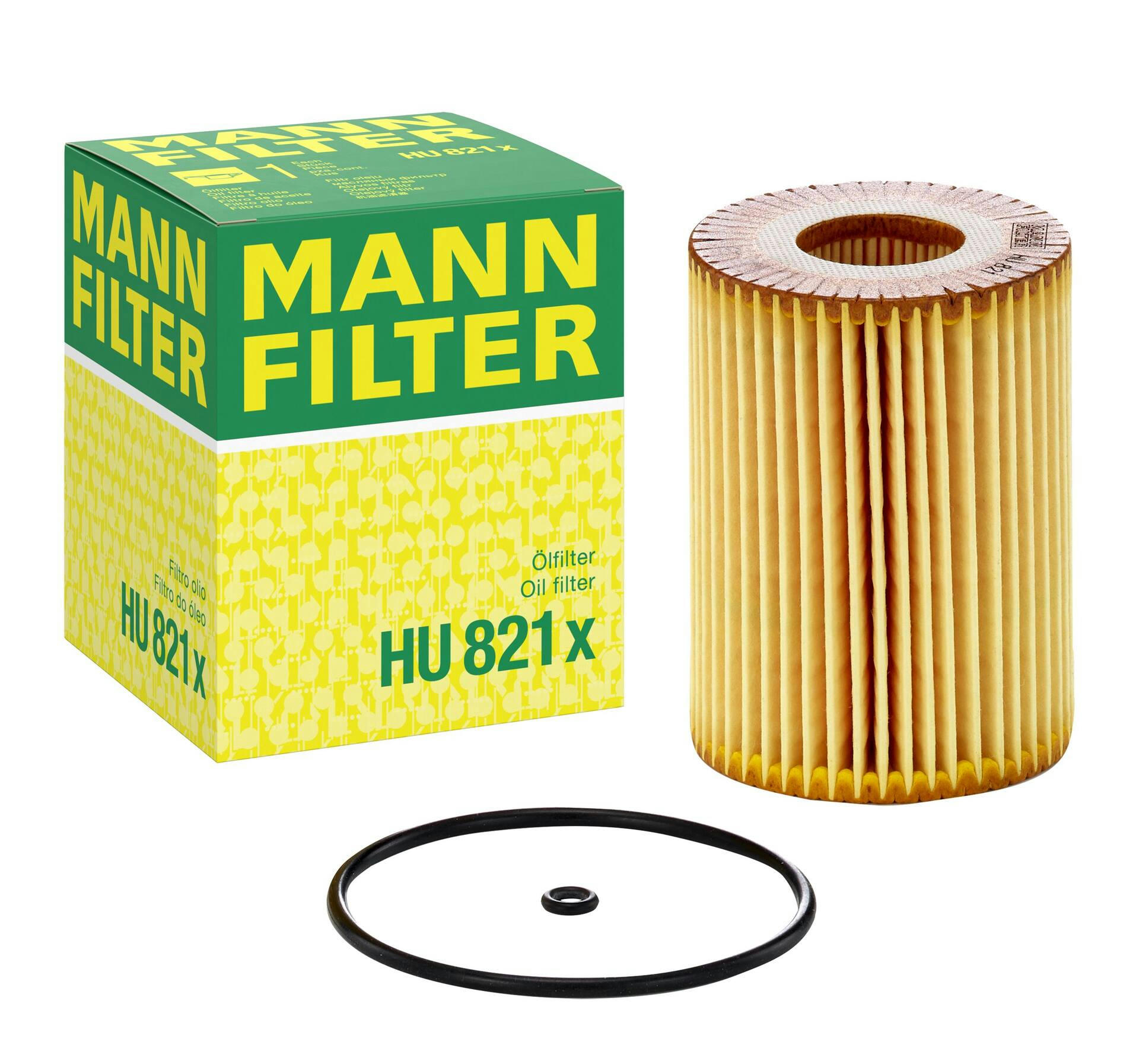 MANN-FILTER HU 821 X Cartridge Oil Filter