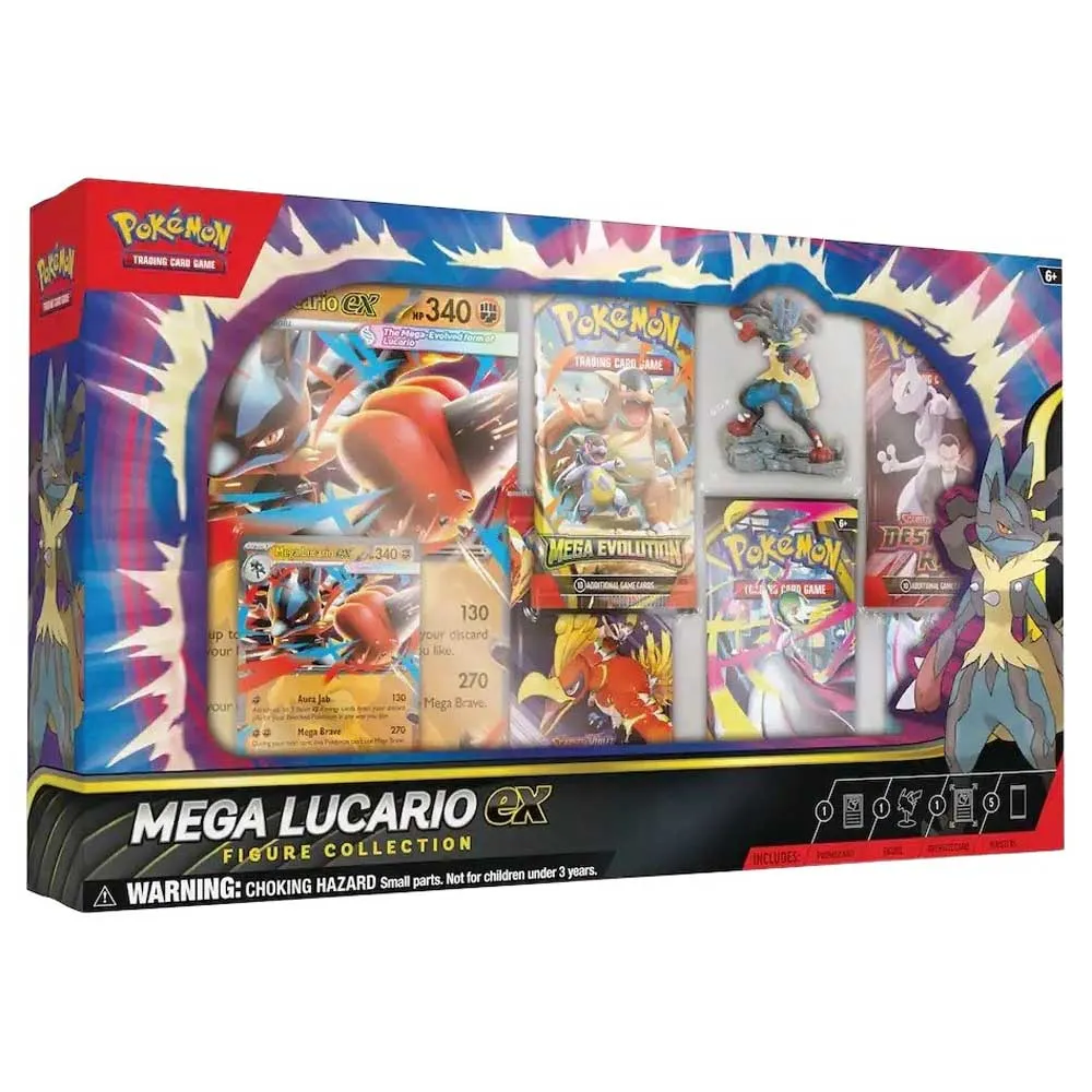 Pokemon Trading Card Game Mega Lucario ex Box Latin spanish