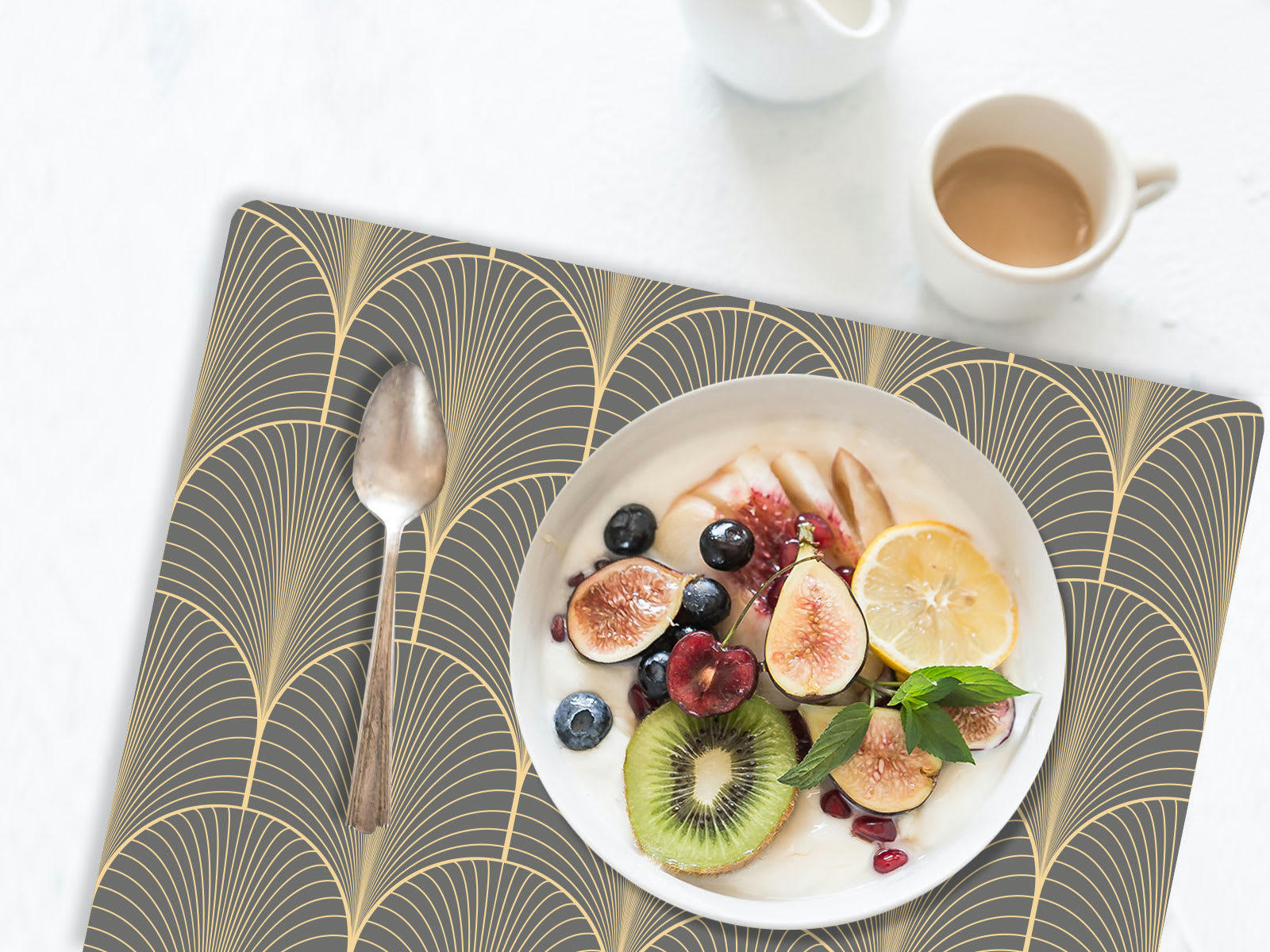 - Set de table klimt gris 36x48cm