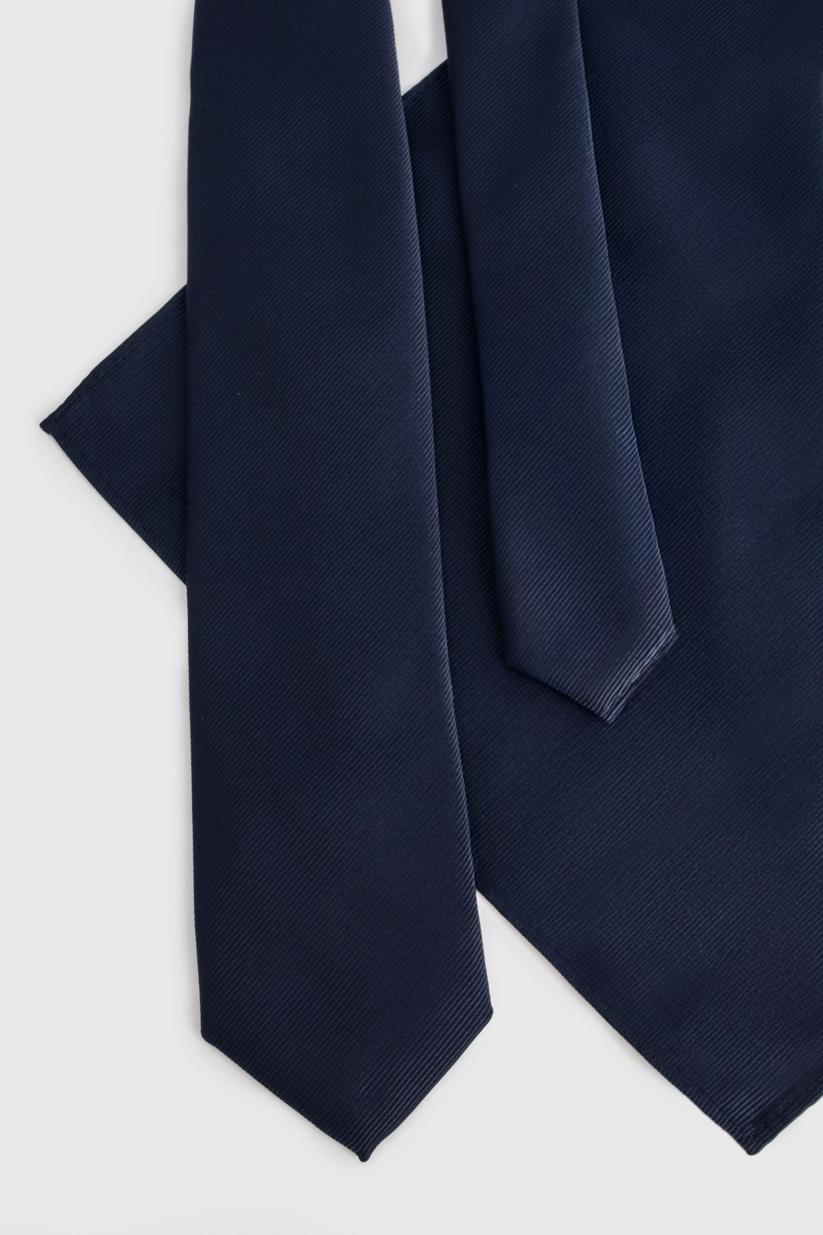 Burton Dark Navy Tie and Pocket Square
