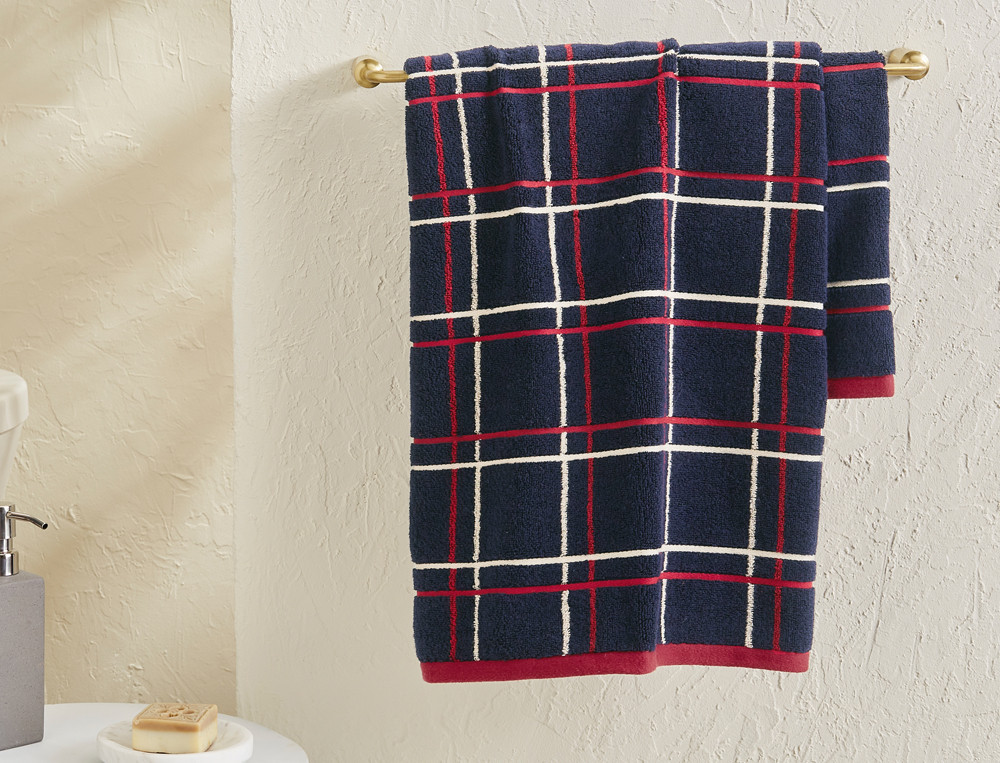 Drap de bain jacquardDans les Vosges