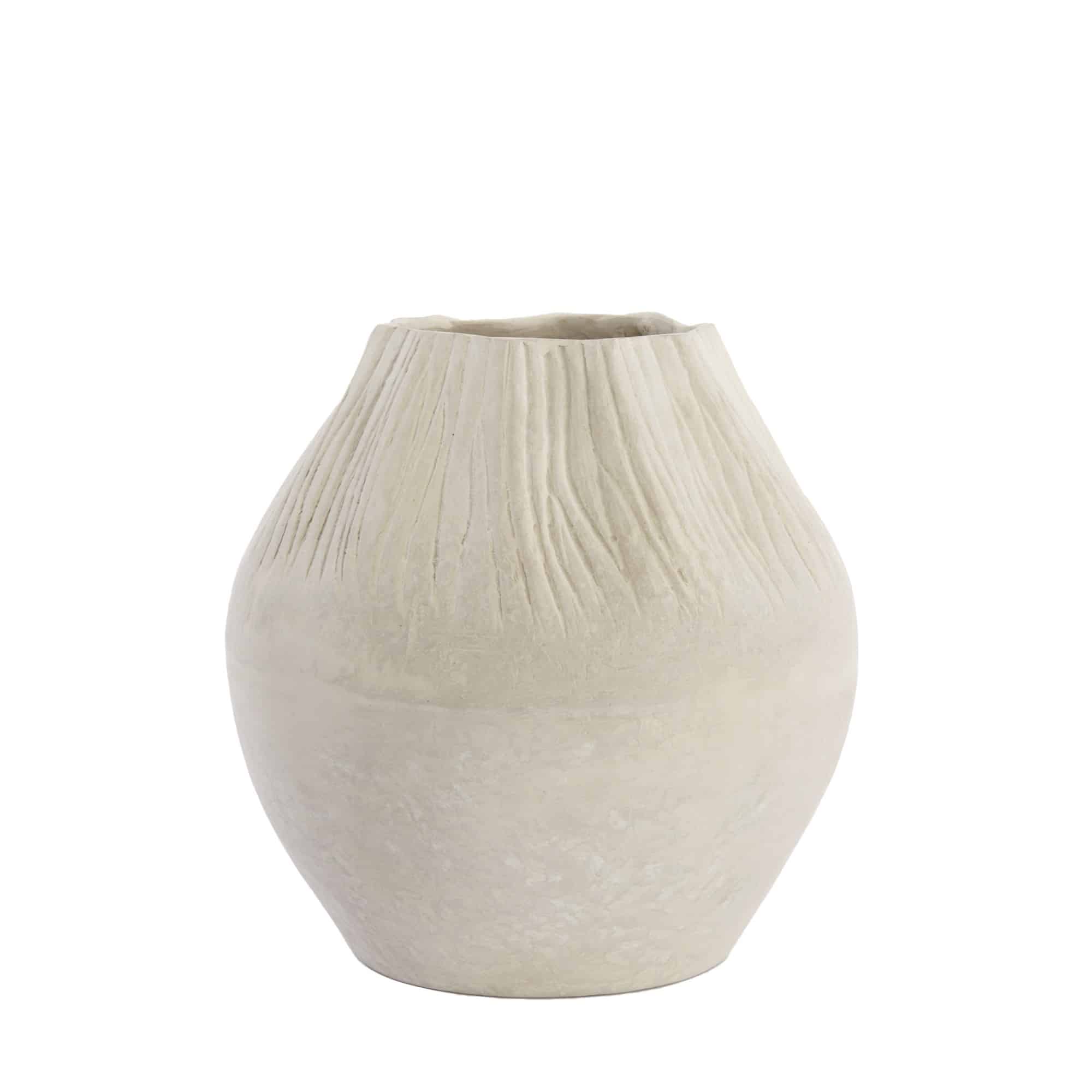 Light & Living bloempot Acda - wit - Ø30.5cm