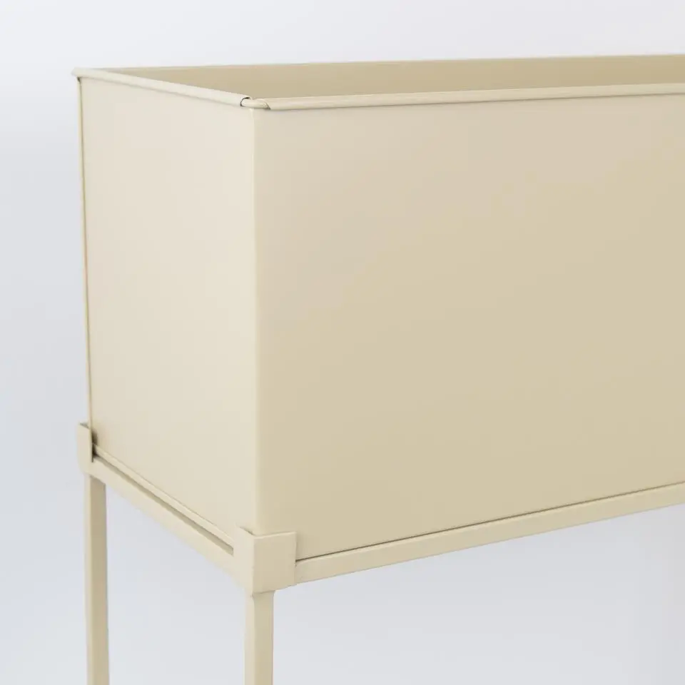 LOFT42 Flora Plantenbak Rechthoek - Metaal - Beige