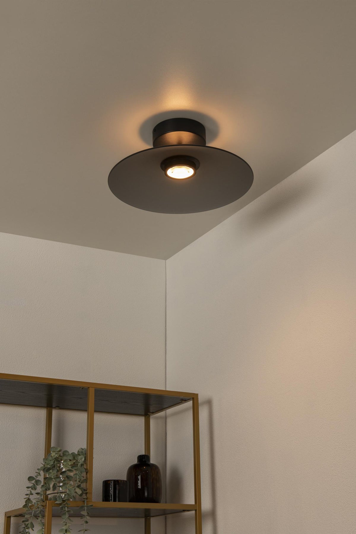 Lucide plafonnière MENGA - Geïntegreerde LED - Fumé