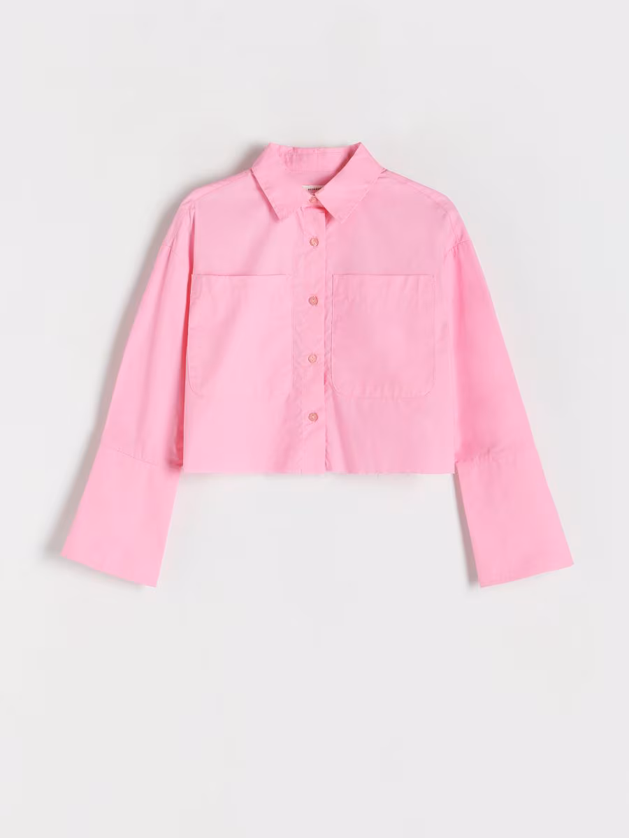 Cropped Cotton Shirt