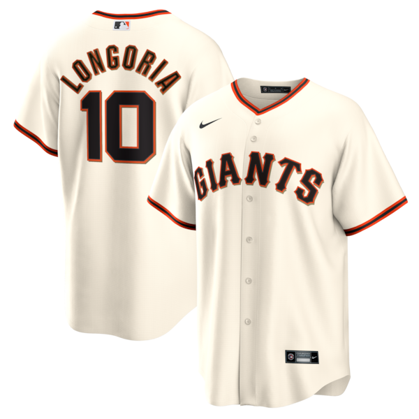 Evan Longoria San Francisco Giants Nike Home Retired Player Replica Jersey - Cream