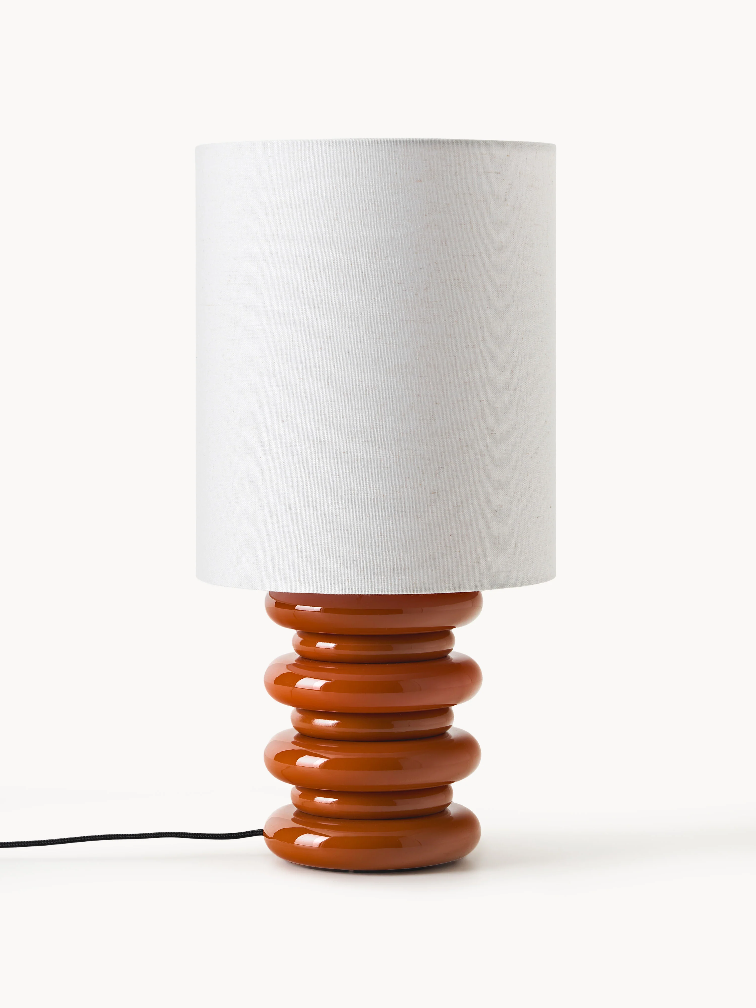 Tischlampe Nicolas mit Holzfuß