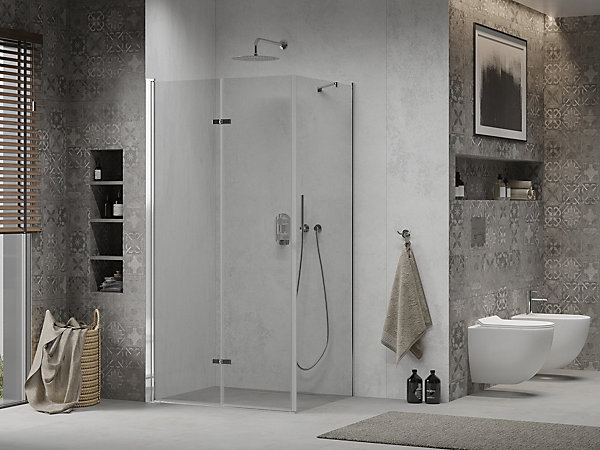 Mexen Lima cabine de douche pliante 80 x 120 cm, transparent, chrome - 856-080-120-01-00