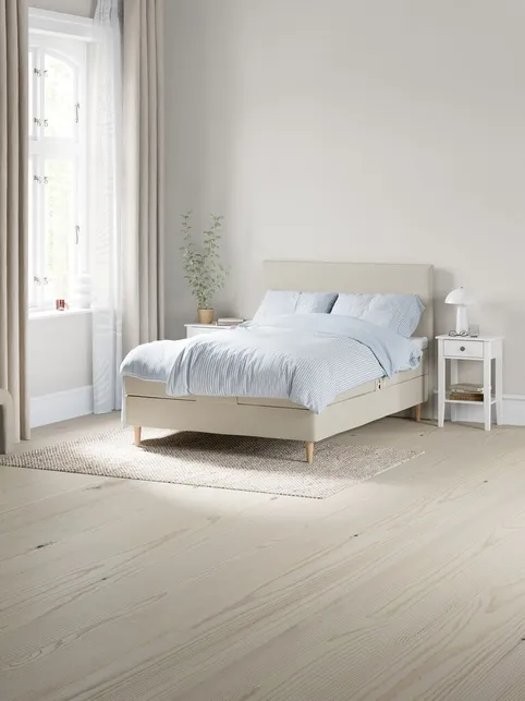 Elevationsseng 140x200cm TONDRA + VOLA sand-91 Medium
