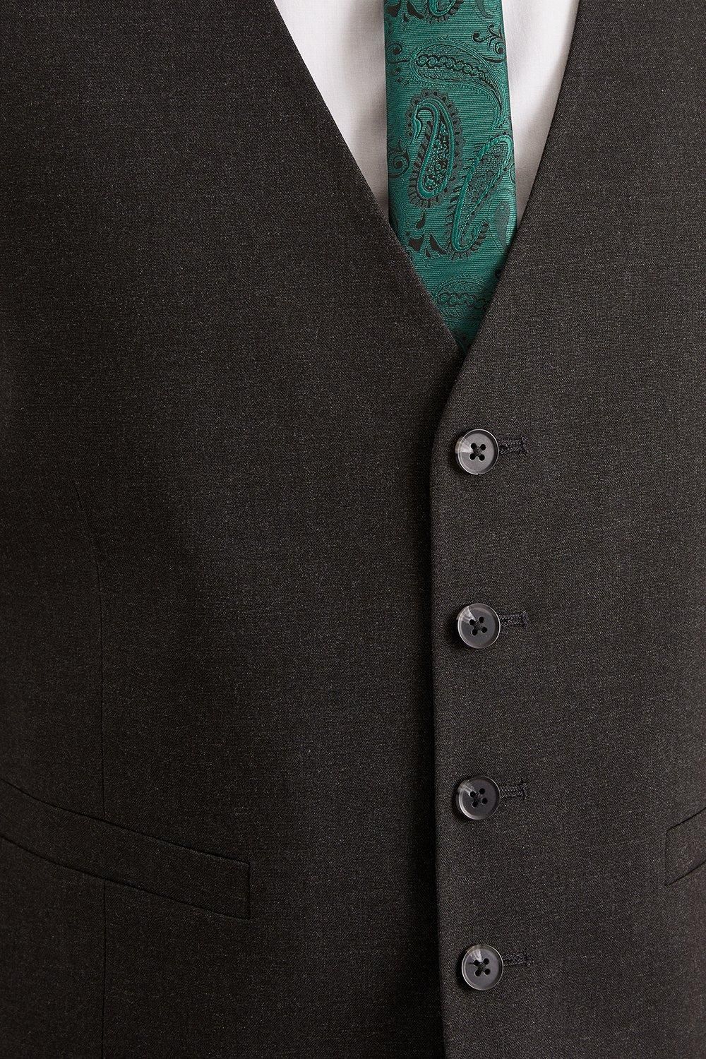 Burton Charcoal Essential Waistcoat