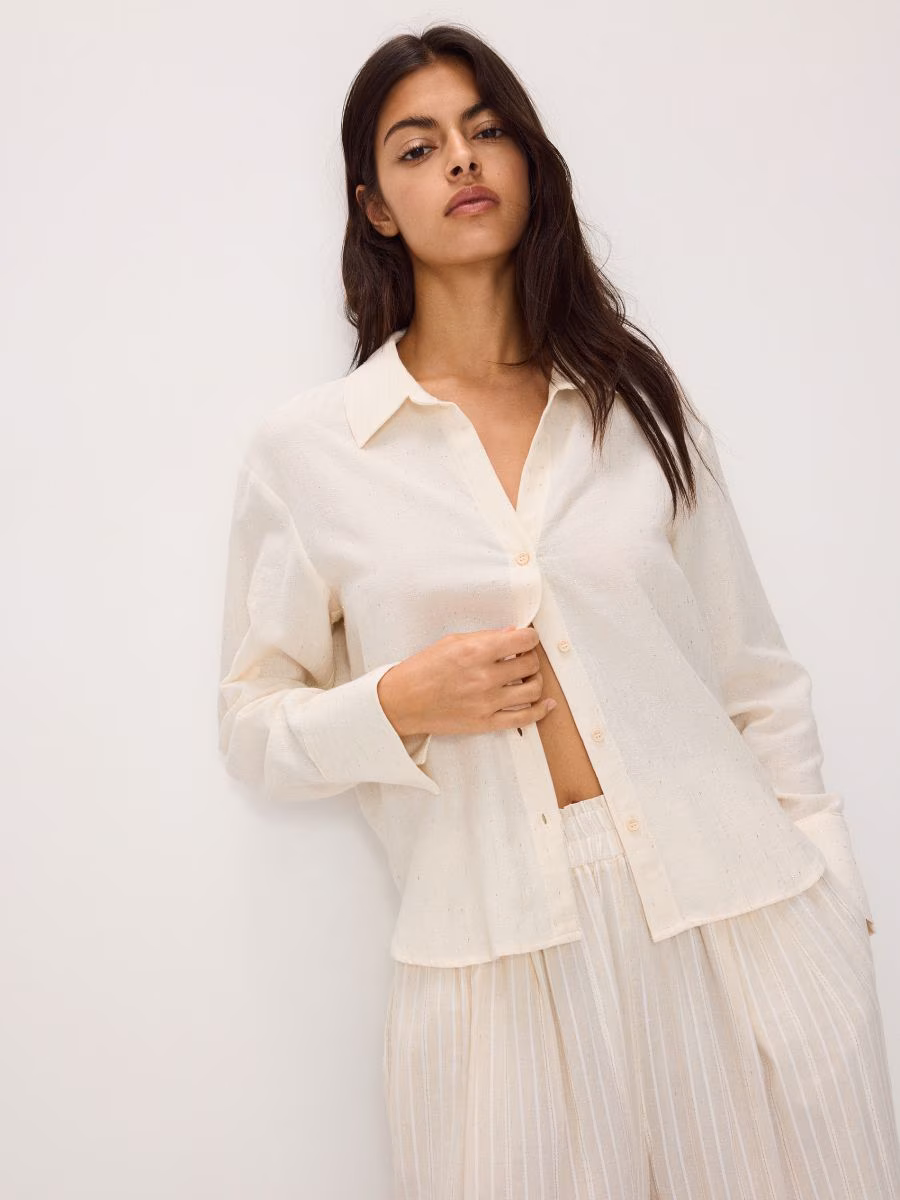 Metallic Knit Shirt