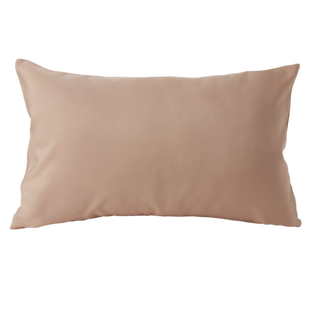 Housse de coussin polyester 30x50cm orange