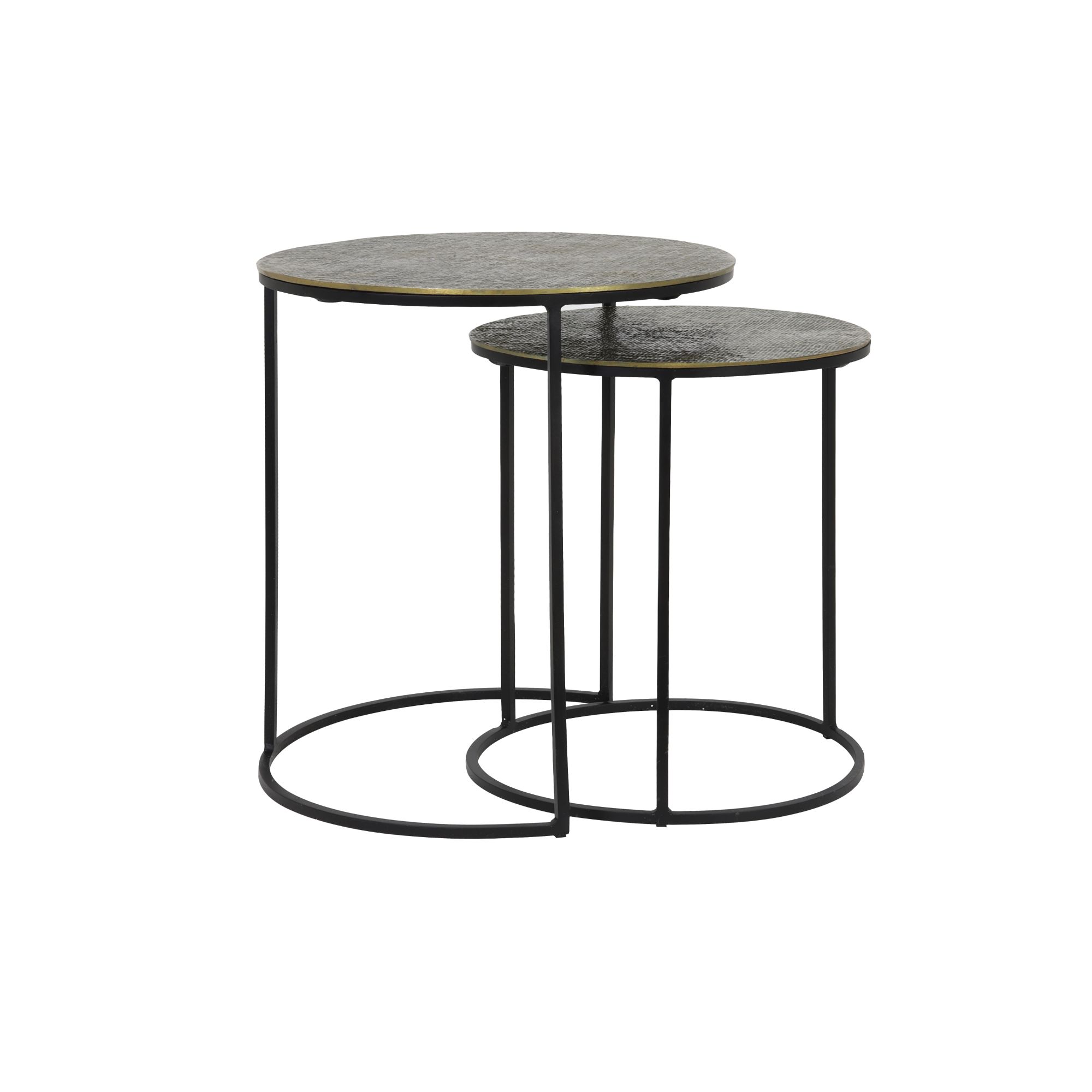 Light & Living bijzettafel RENGO - brons - Ø49cm