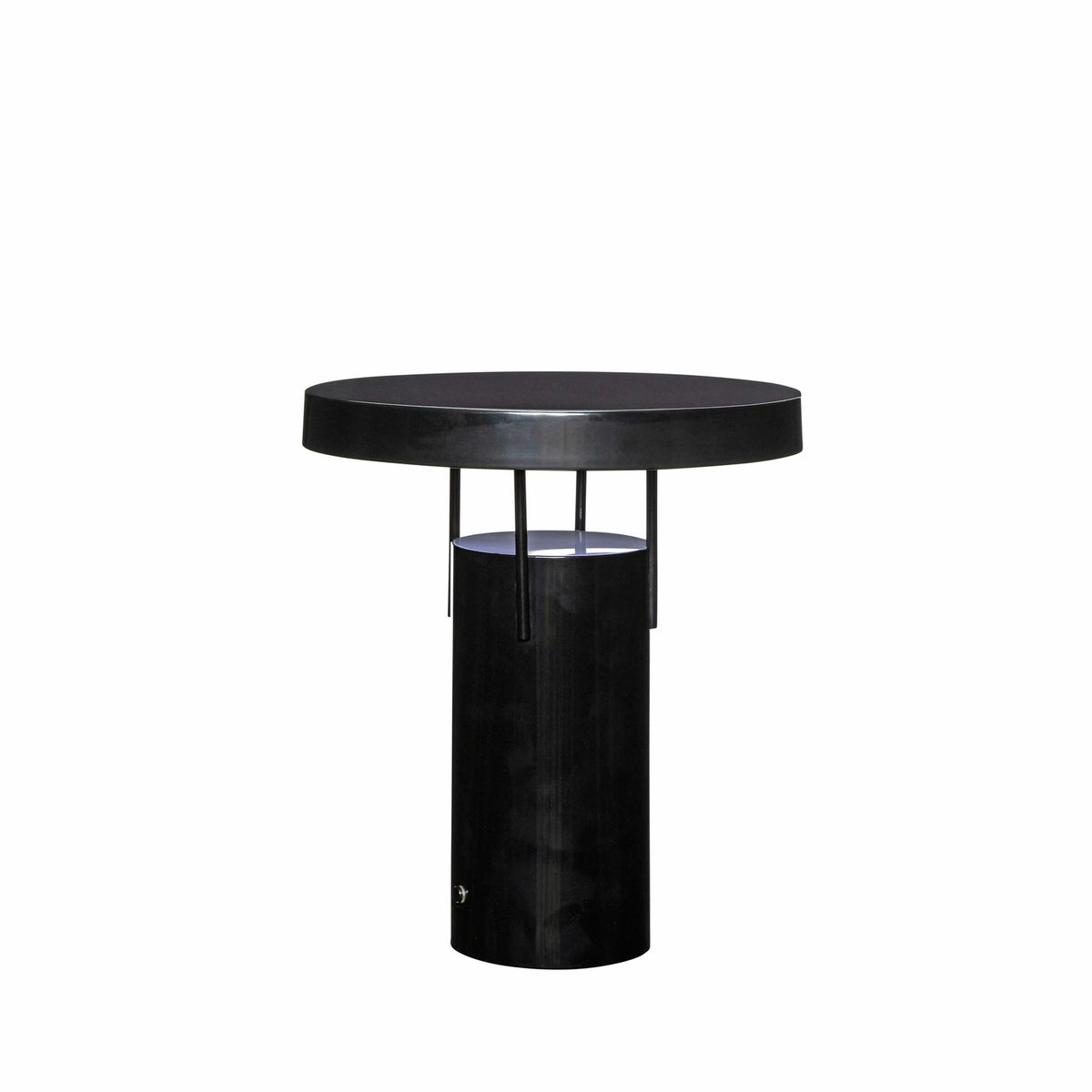Hübsch draagbare lamp BringMe - staal - ø25xh28cm