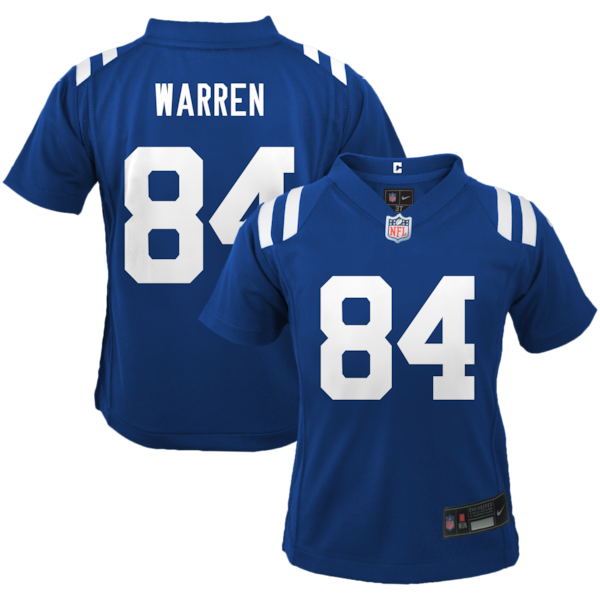 Tyler Warren Indianapolis Colts Nike Toddler Team Game Jersey - Royal