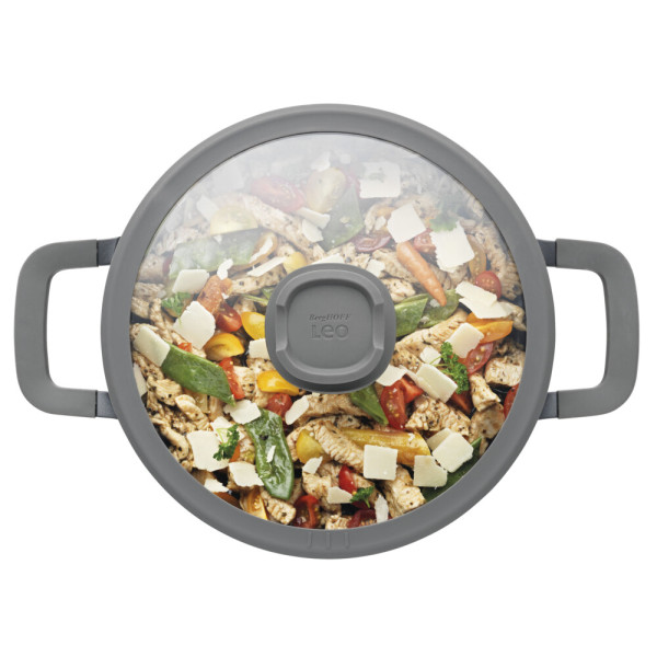 Garnek z pokrywą non-stick 24x11 cm, 4,4 L BergHOFF Stone