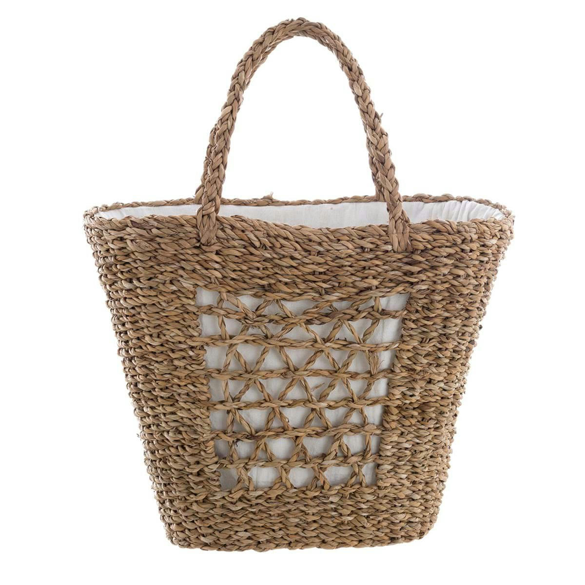 - Panier en  jonc de mer H38