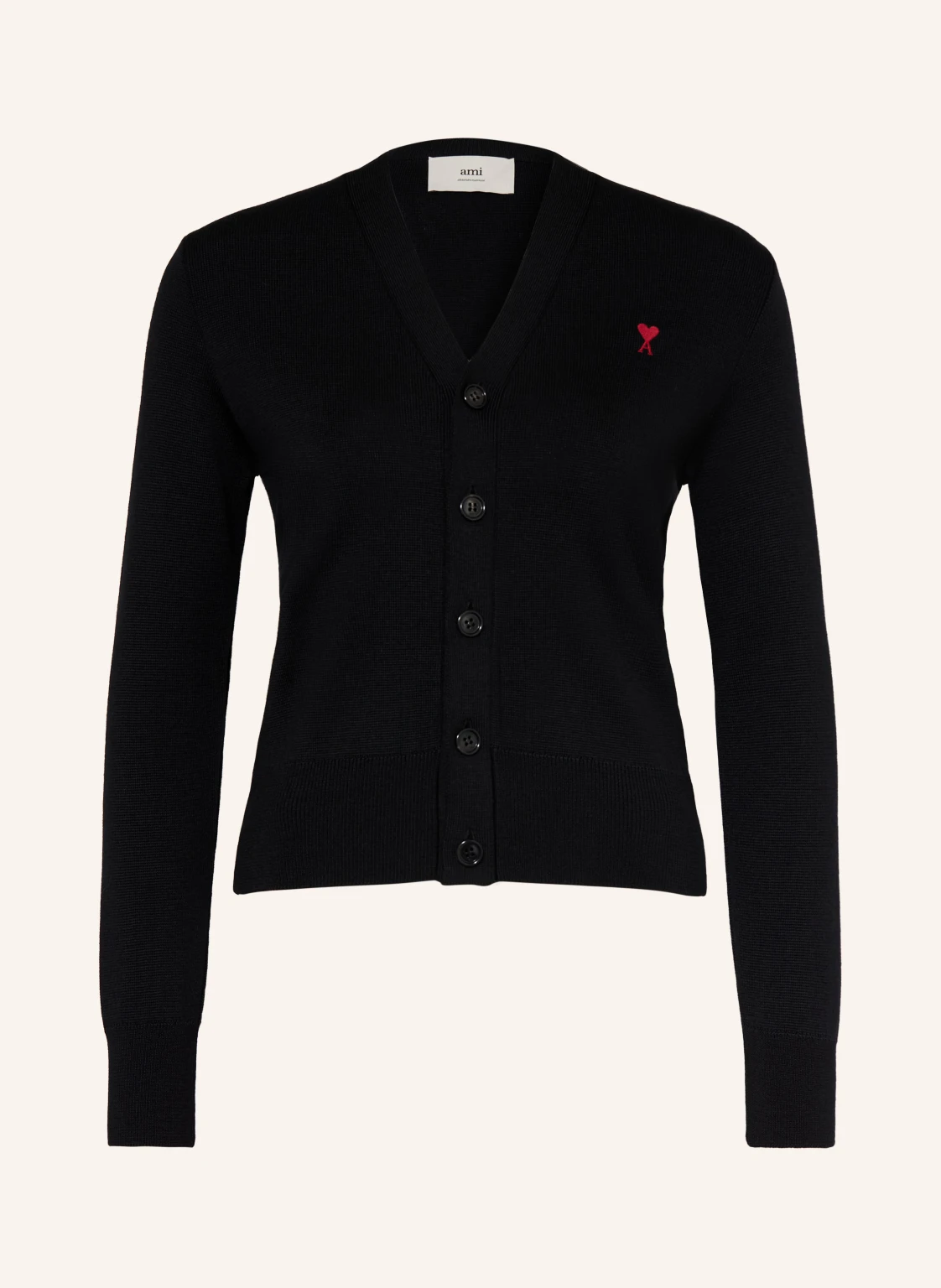 Ami Paris Strickjacke aus Merinowolle