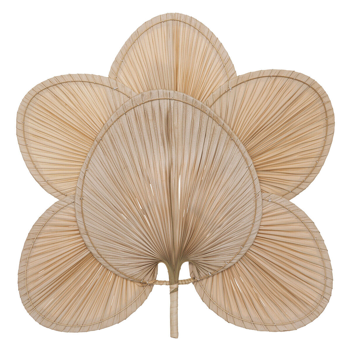 Folha de palmeira decorativa SELMAem bambu 70cm