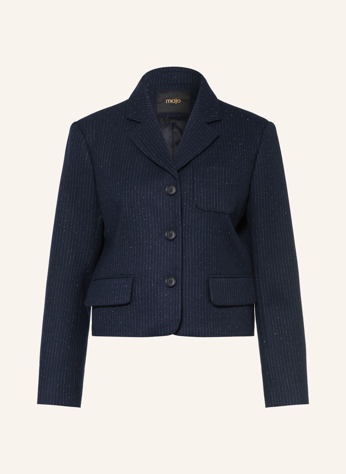 maje Blazer mit Schmucksteinen