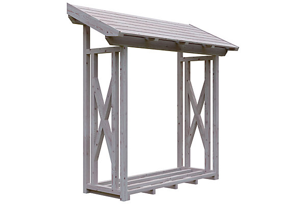 Abri bûches SKAN HOLZ Paul 1, 240x88cm, non traité