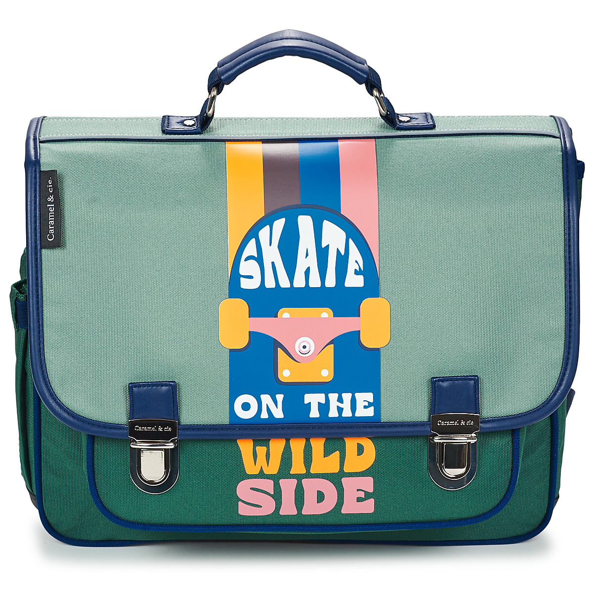 CARAMEL & CIE - CARTABLE 38 CM URBAN FLOW - Kaki