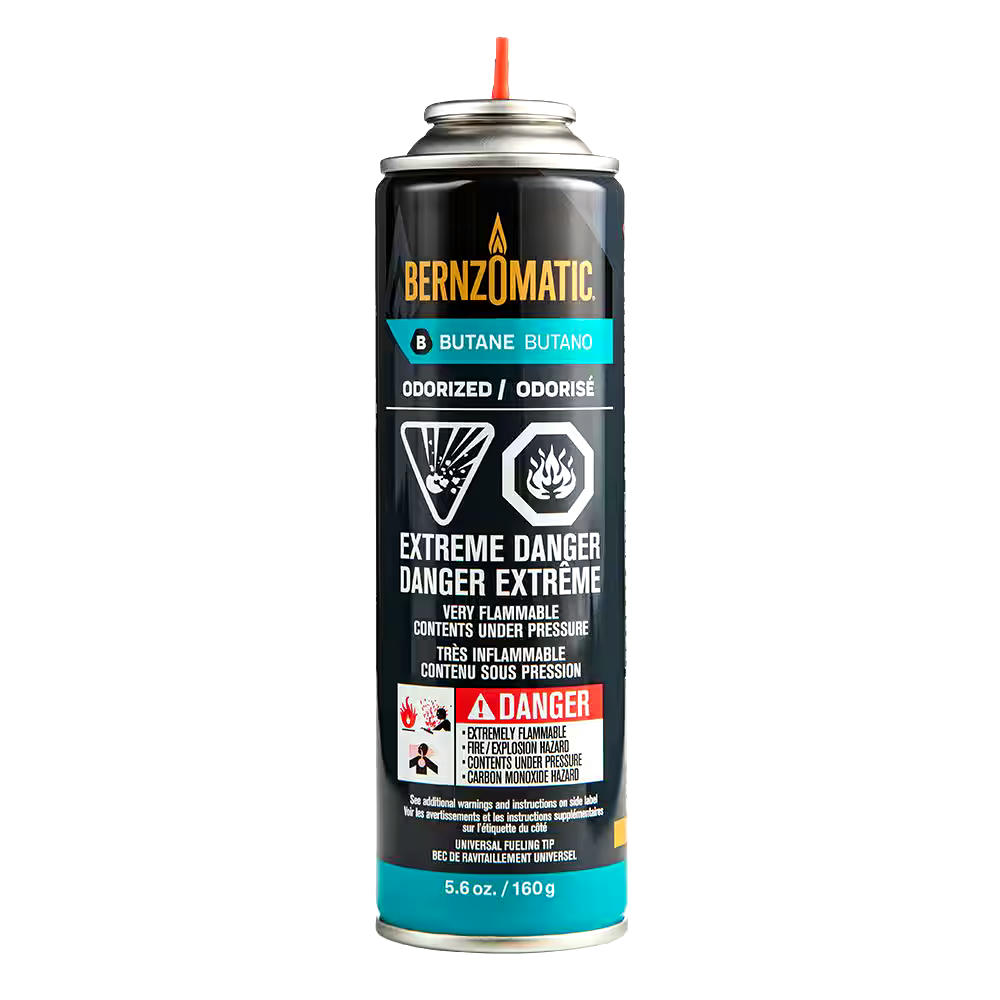 Bernzomatic Butane Fuel Cylinder, 5.6-oz