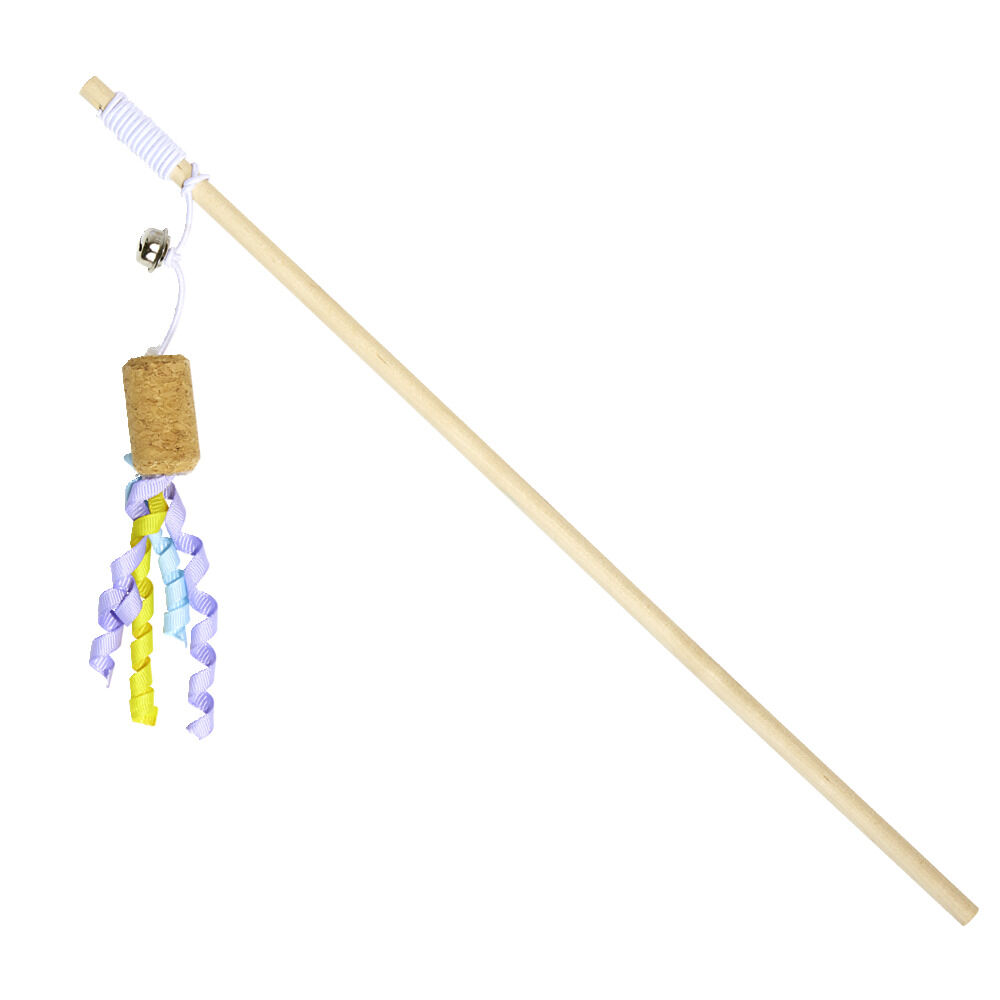 Jouet pour chat canne à pêche souris L40cm