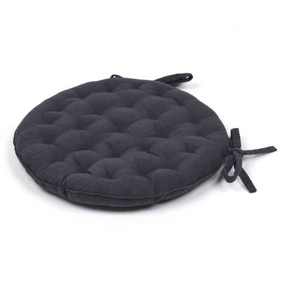 Poduszka na krzesło okrągła Secession, bawełniana, Ø 40 cm