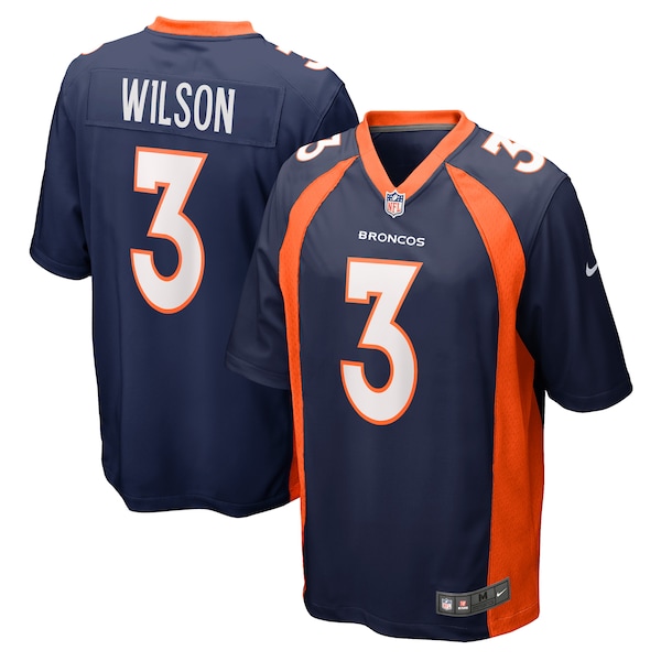 Russell Wilson Denver Broncos Nike Alternate Game Jersey - Navy/Orange/White