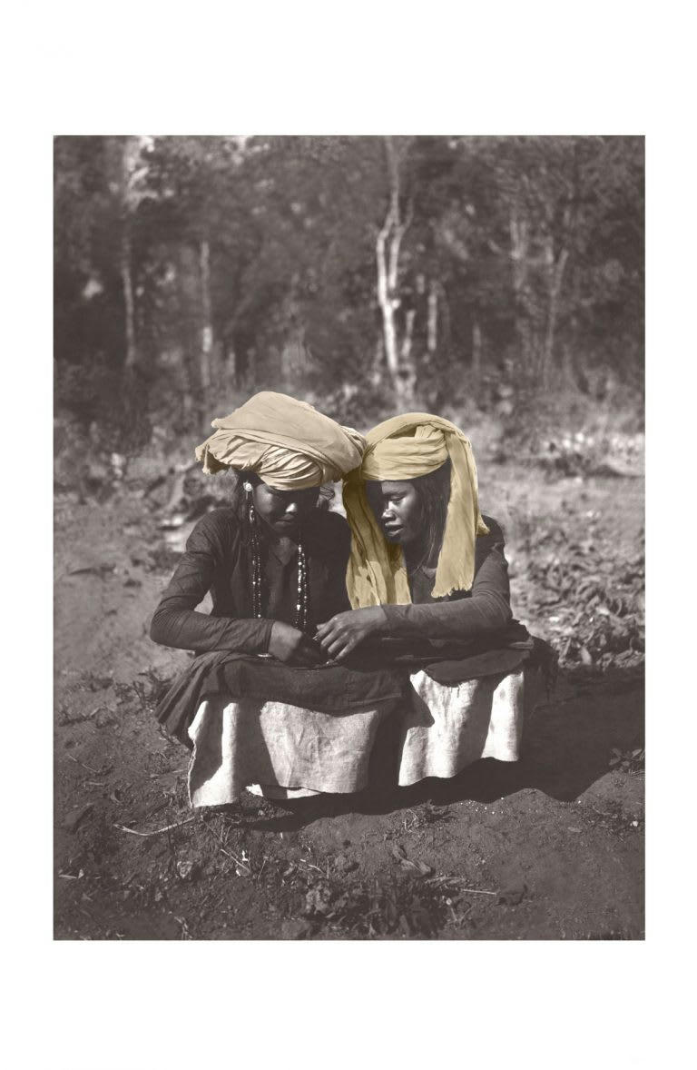 KELEPOQ COULEUR - Photo ancienne couleur voyage n°02 cadre noir 100x150cm