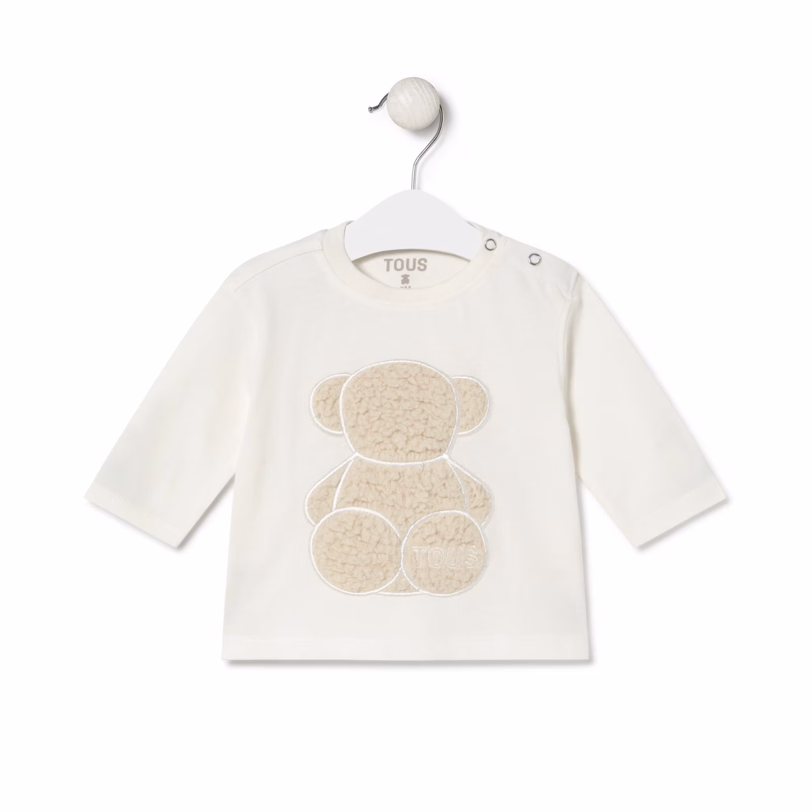 Camiseta Boold Bear Casual crudo