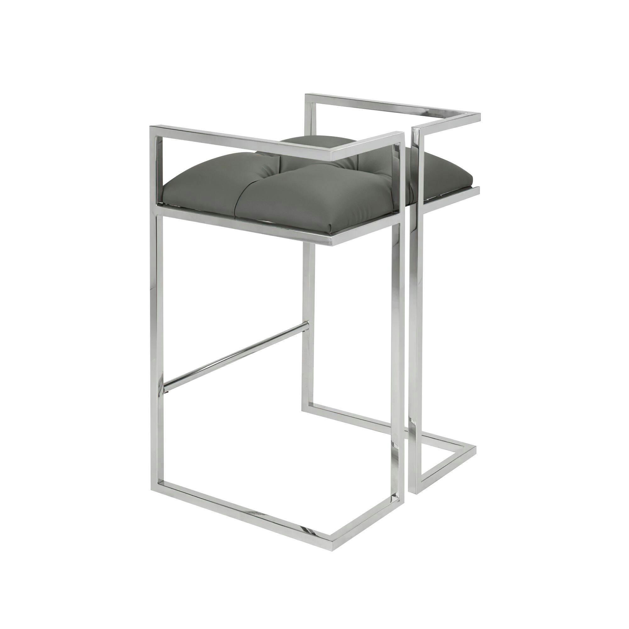 Home Gear Wildwest Faux Leather Counter Stool