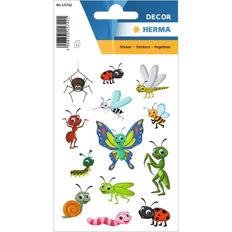 Sticker Krabbeltiere