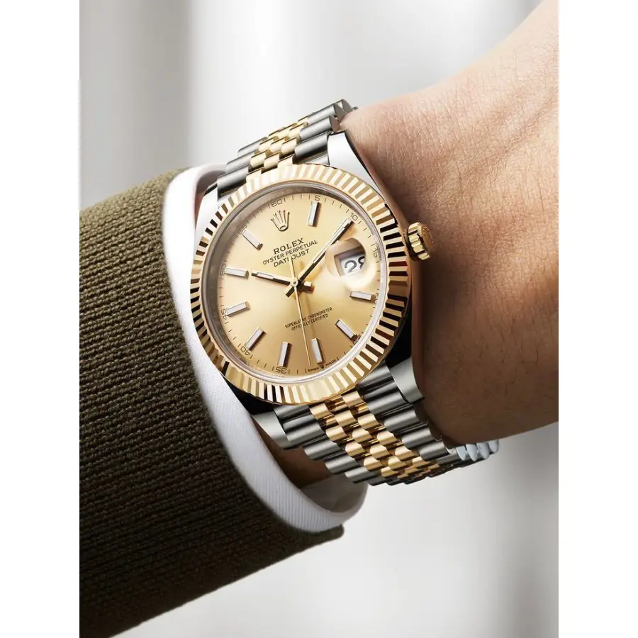 Rolex Datejust 126333 Oyster Steel-Gold High-End Replica 1:1