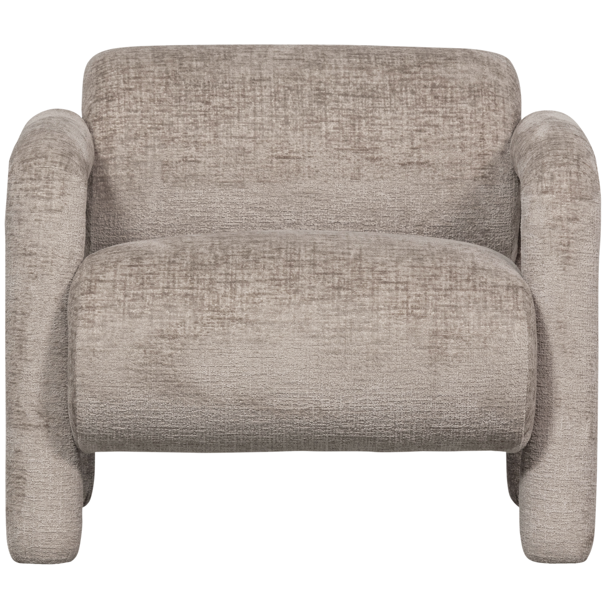 WOOOD fauteuil Lenny - Polyester - Zand - 65x76x82