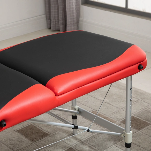 Massageliege, Aluminium, inkl. Auflagen, BxHxT: 215 x 84 x 60 cm