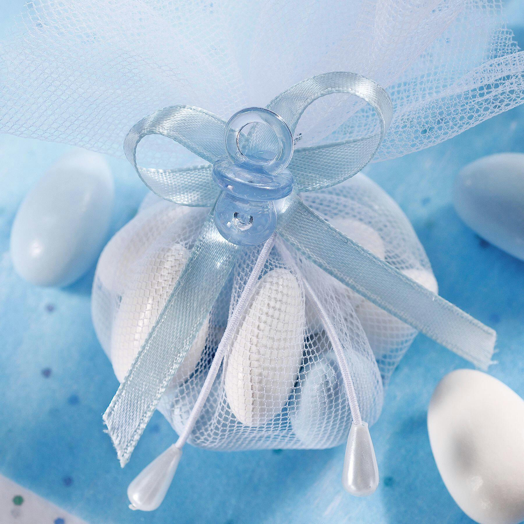 Pacifier Baby Shower Favour Ties, 6-pk