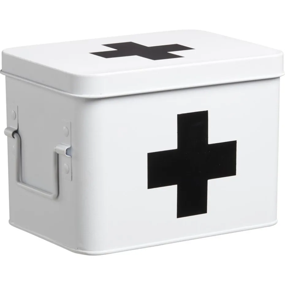Kwantum Badkameraccessoires | Medicijnbox Wit 22×15 Cm