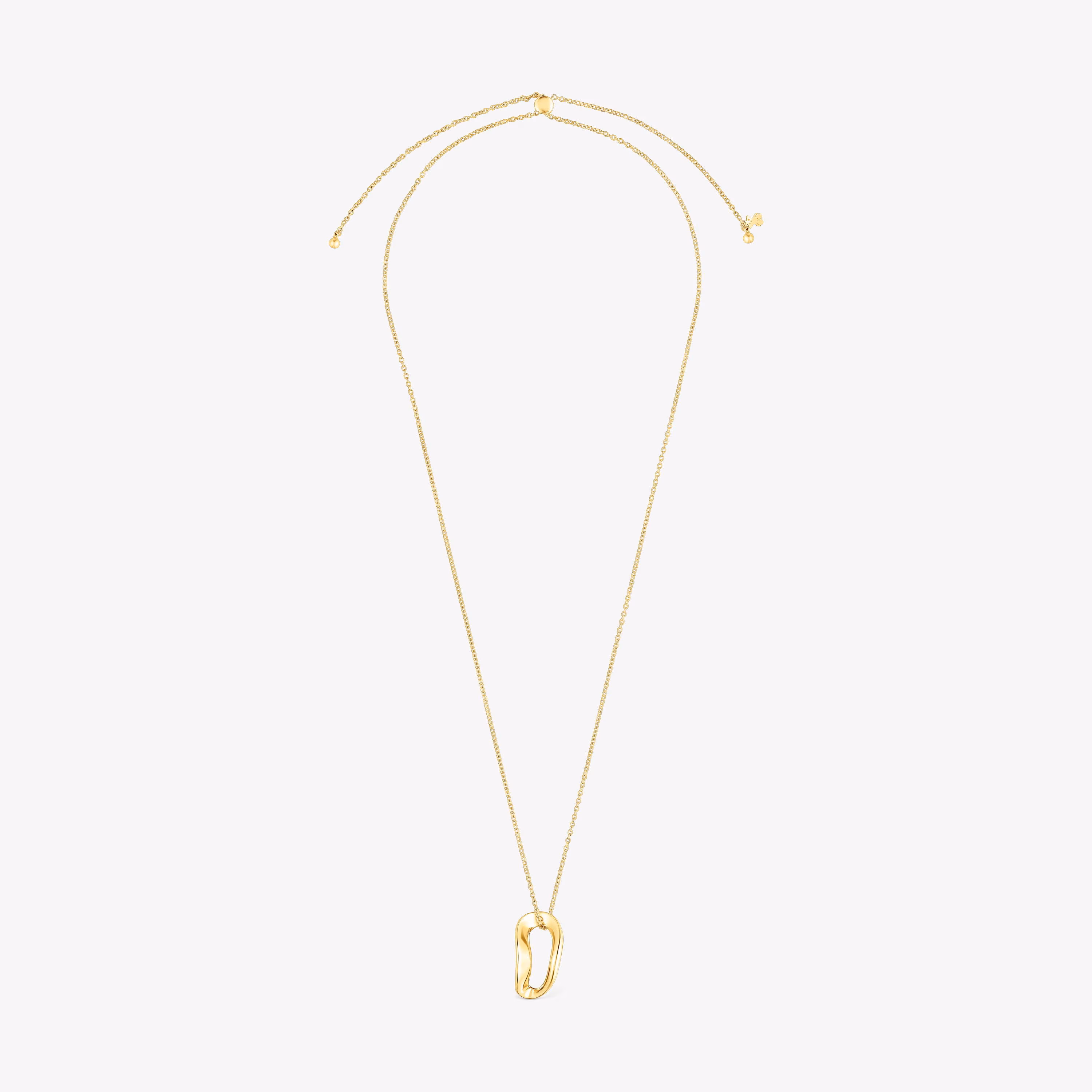 Collar con baño de oro 18 kt sobre plata Gregal
