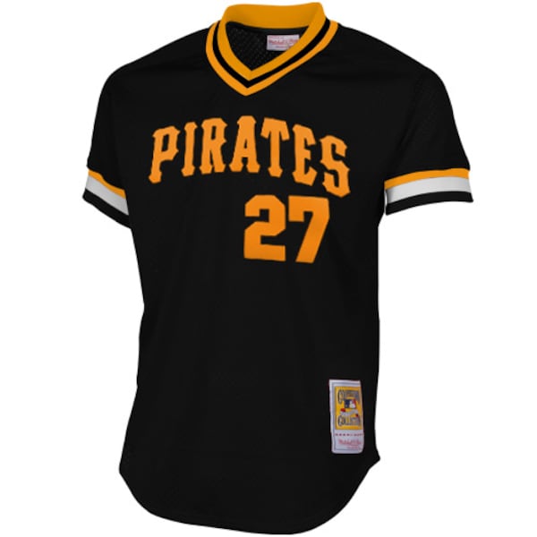 Pittsburgh Pirates Kent Tekulve 1982 Cooperstown Collection Authentic Practice Jersey - Black