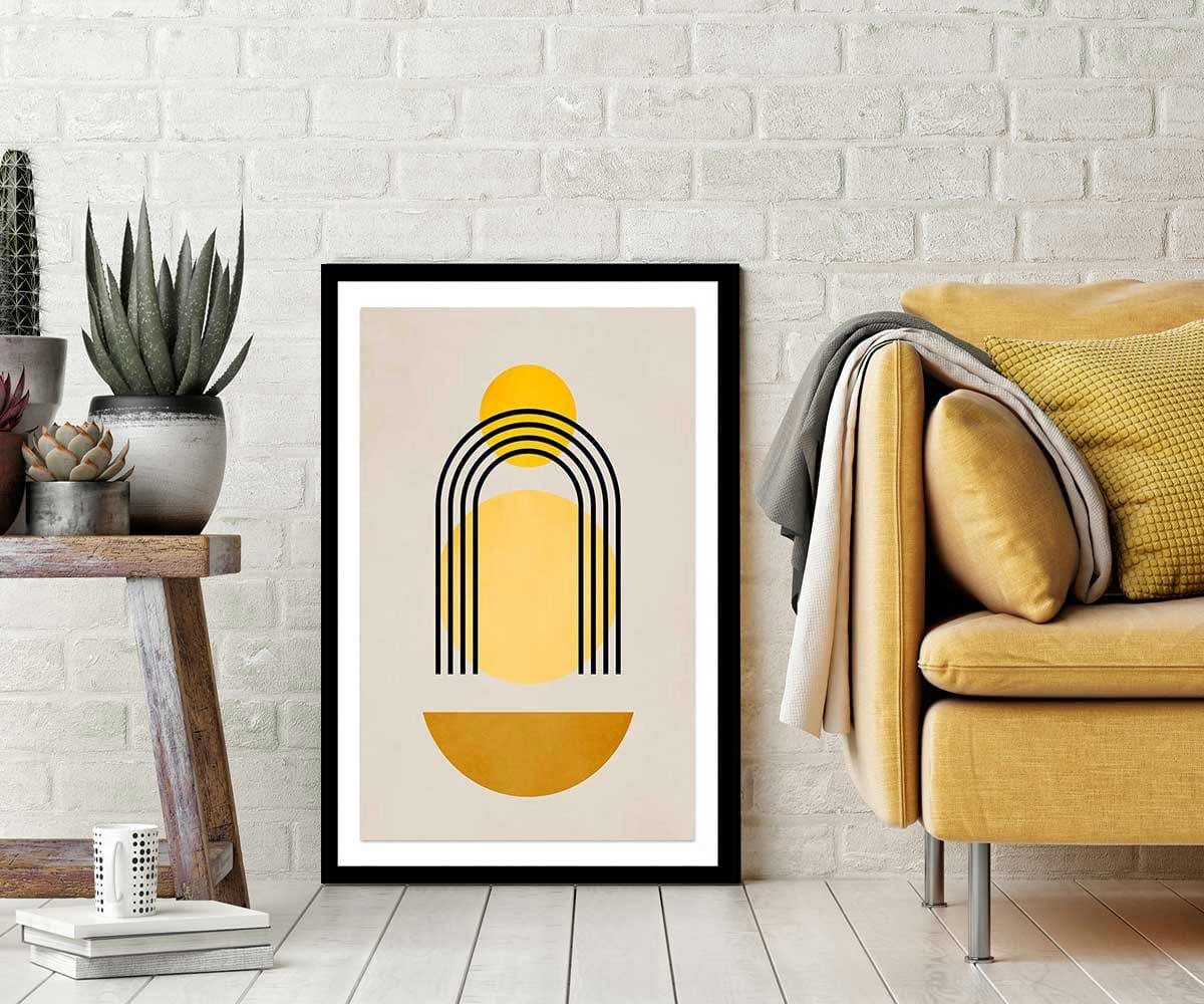 - Affiche dessin abstrait 