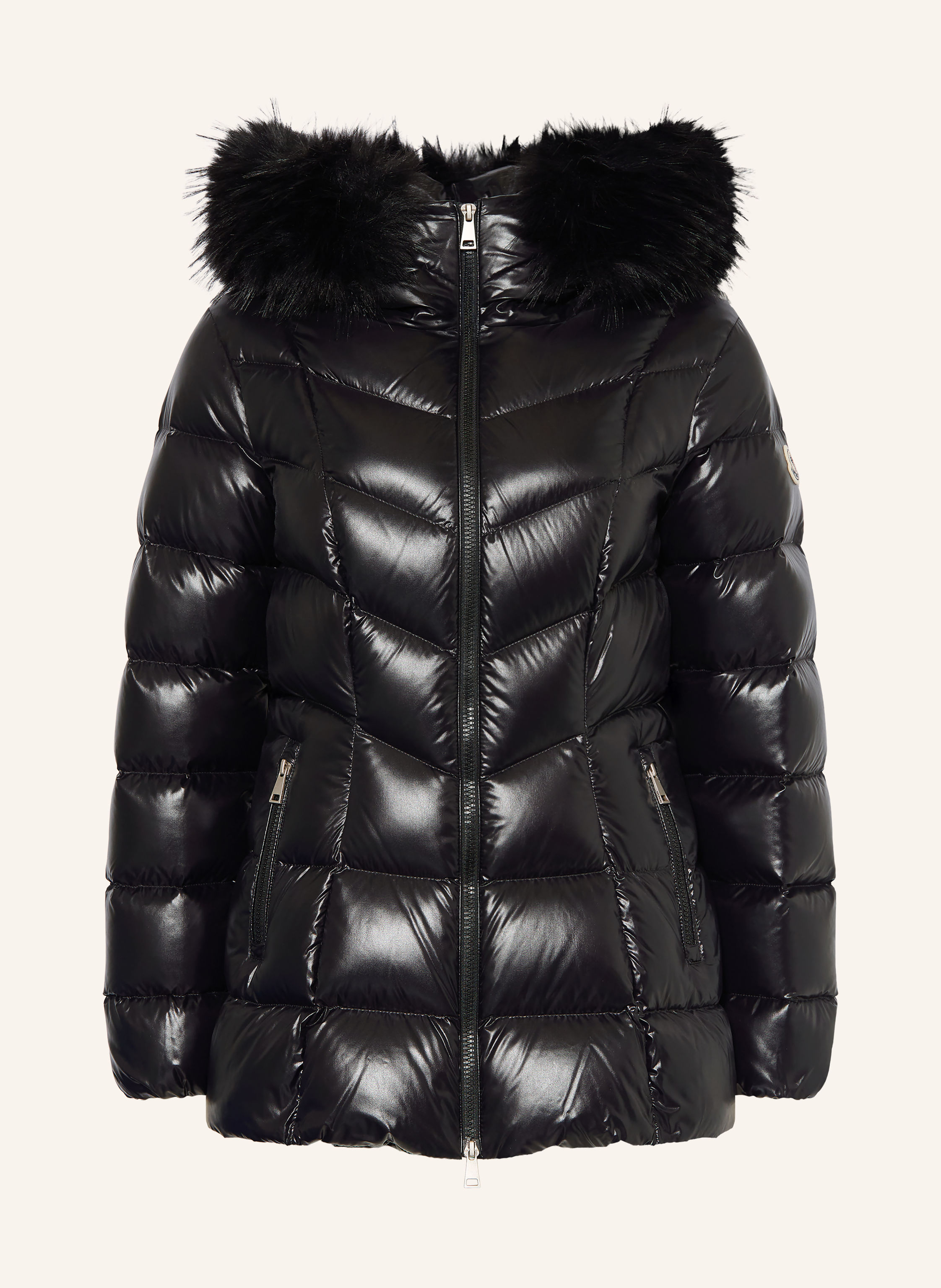 MONCLER Daunenjacke FULMAR mit abnehmbarem Kunstfell-Kragen